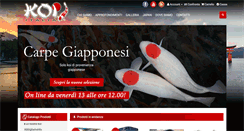 Desktop Screenshot of koi-italia.com